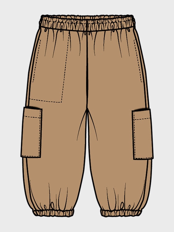 Picture of YF7865- BOYS GREEN THICK FLEECY JOGGING PANTS (6-3/4 YEARS)